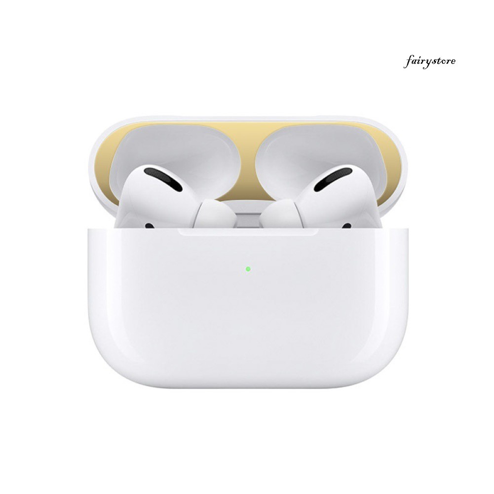 Fs Miếng Dán Bảo Vệ Hộp Sạc Tai Nghe Airpod-s Pro Bằng Kim Loại