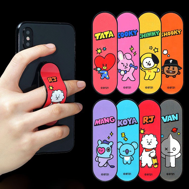 Nhẫn Đỡ Điện Thoại Hình Các Nhân Vật Bt21 Của Bts