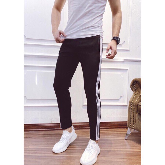 Quần jogger nam 3 Sọc full size, Quần Thể Thao nam 3 Sọc