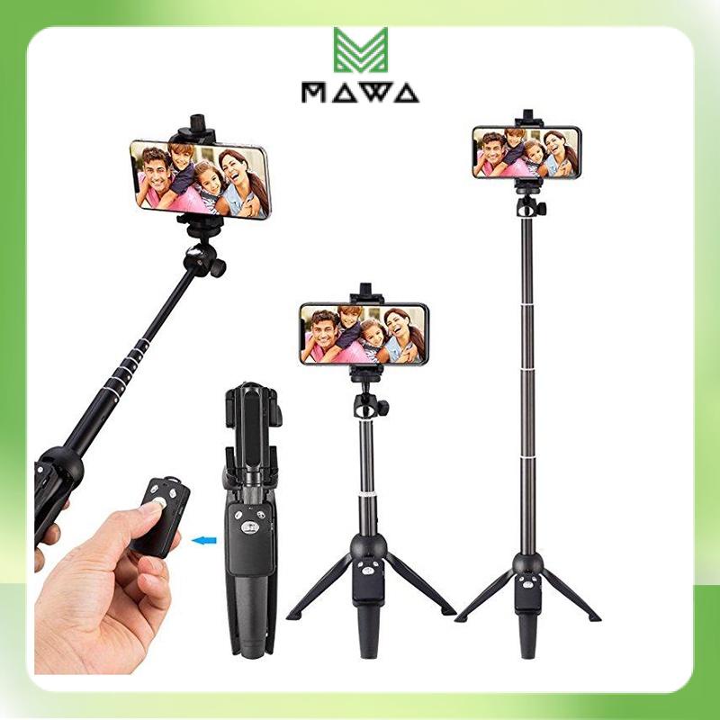 Gậy selfie chụp ảnh tripod điện thoại và máy ảnh đa năng Yunteng YT-9928 kèm remote chụp hình bluetooth, kẹp điện thoại
