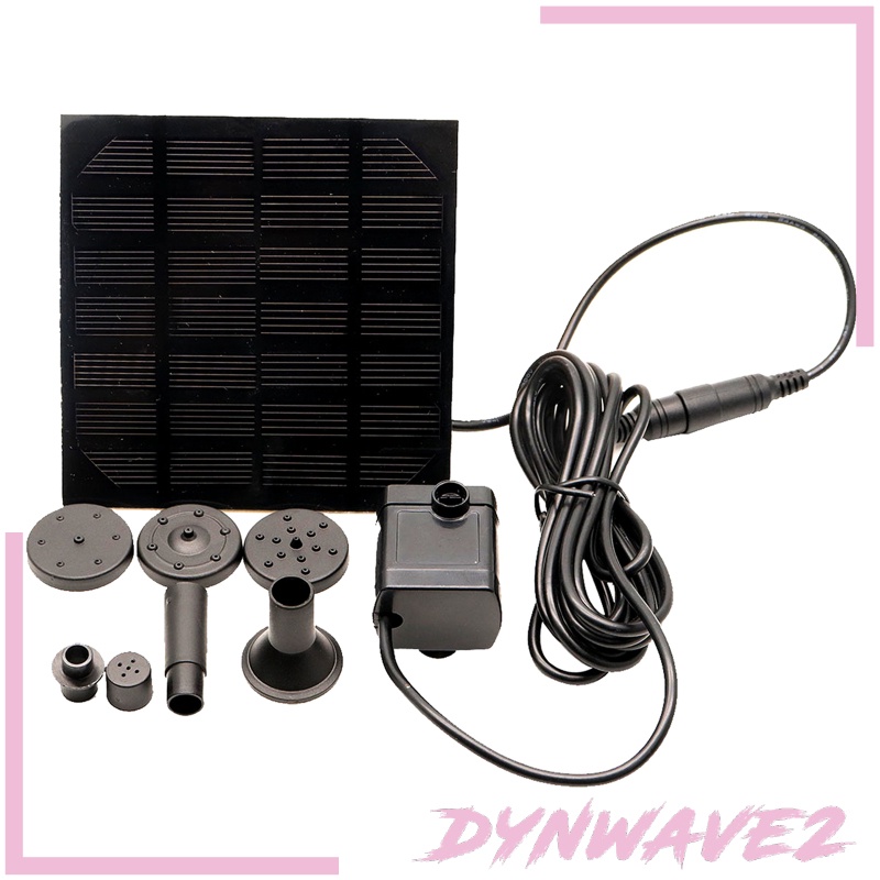 [DYNWAVE2]Solar Fountain with Panel Water Pump Solar Panel Kit Upgrade Solar Pump Kit