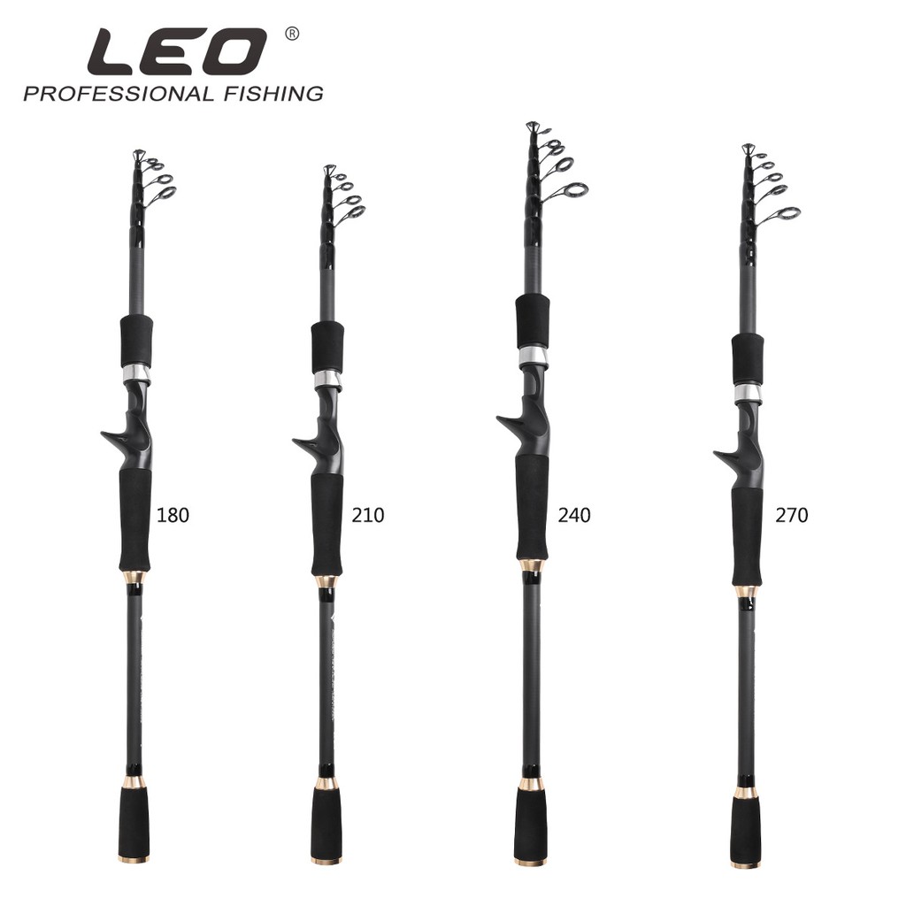 Cần Câu Lure Rút LEO FISHING - Có Cả Đứng Và Ngang - Cần Lure Lóc