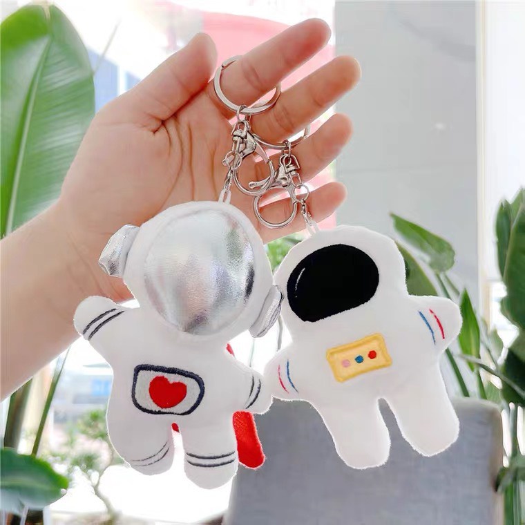 Móc khóa gấu bông phi hành gia kích thước 12cm NEOCI