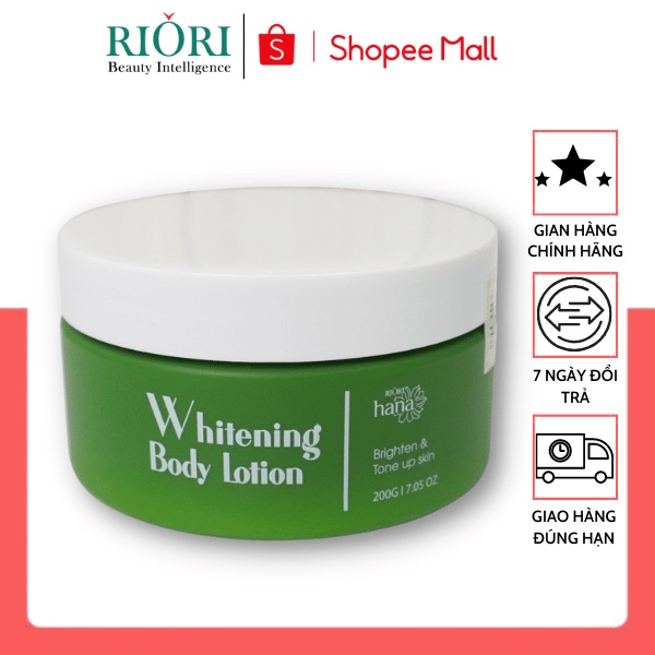 Kem Dưỡng Trắng Da Body RIORI Whitening Body Lotion 200g