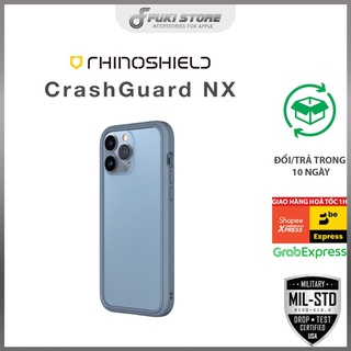 ỐP CrashGuard NX ⚡𝐇À𝐍𝐆 𝐂𝐇Í𝐍𝐇 𝐇Ã𝐍𝐆⚡ Rhinoshield màu Sierra Blue chống sốc cho IP 13 series cùng nhiều tone màu
