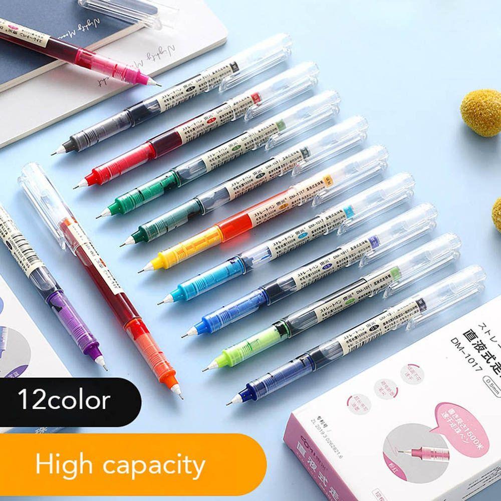 PEWANY Bút Mực Gel Nhanh Khô Nhiều Màu Sắc Tiện Dụng Cho Văn Phòng / Trẻ Em