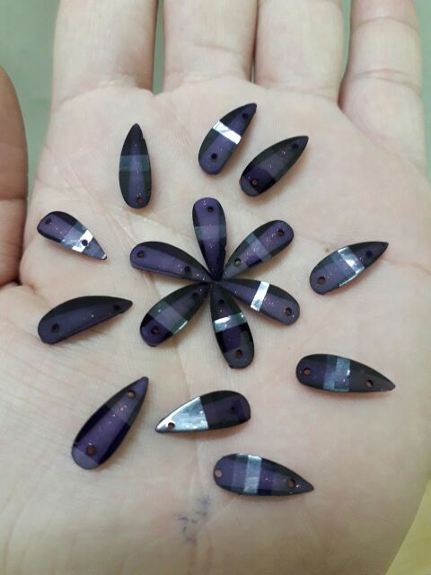 144 Viên Đá Kết Giọt Nước Cong Đính Kết Trang Phục Thời Trang