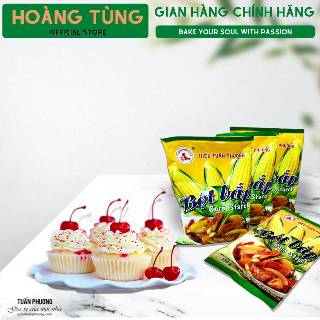 Bột Bắp Làm Bánh, Nấu Chè Hiệu Tuấn Phương 150gr