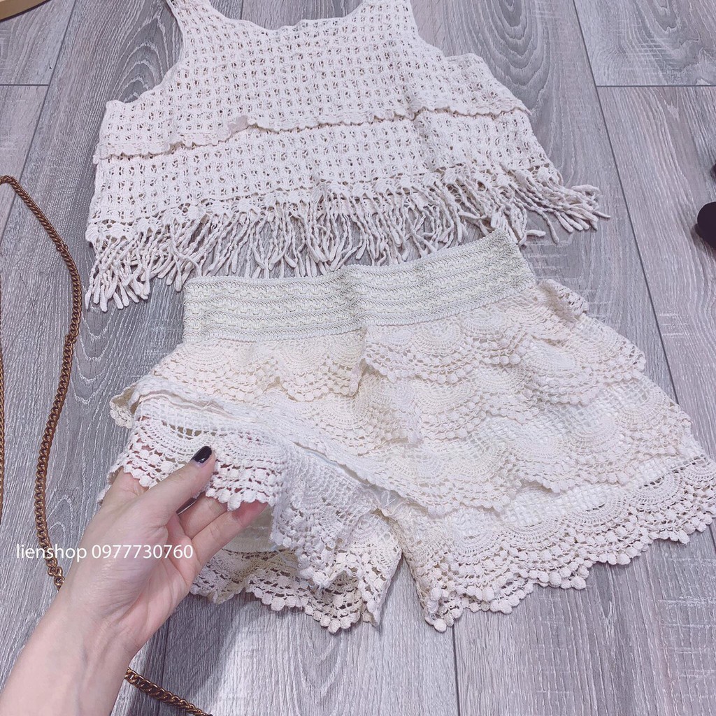 Quần ren nhiều tầng quảng châu