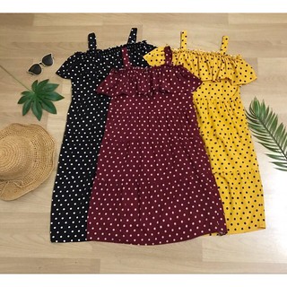 Đầm cati vàng m l xl+ đỏ s m l xl