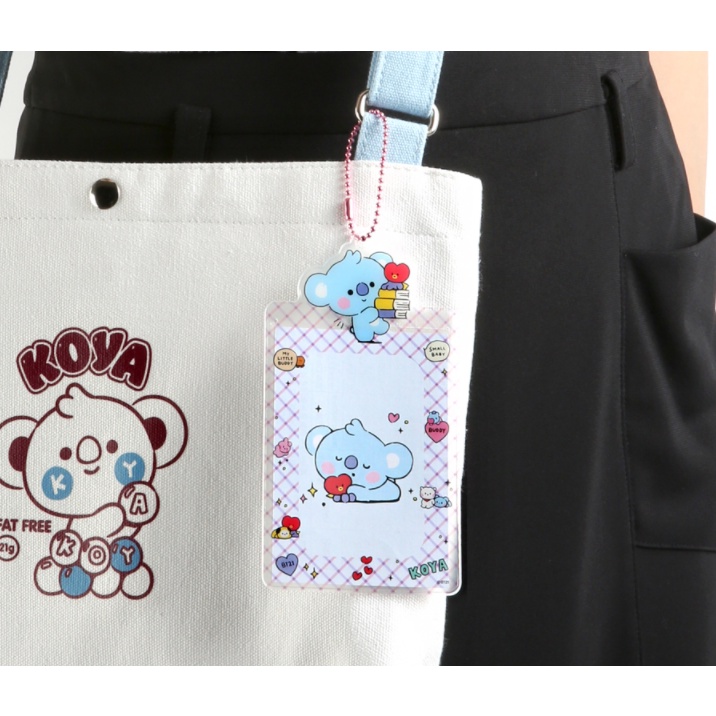 LINE FRIENDS BT21 MÓC KHÓA TÚI ĐỰNG ẢNH THẺ