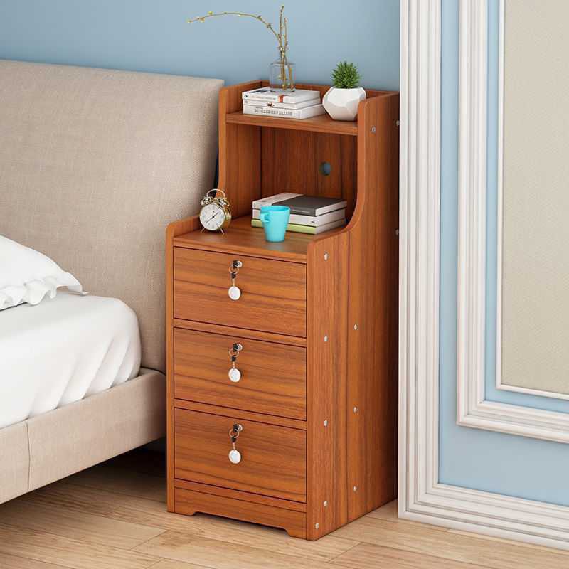 Táp đầu giường decor phòng ngủ có tủ ngăn kéo đựng đồ tiết kiệm diện tích &giá sách siêu xinh phong cách Bắc Âu