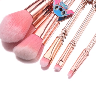 Bộ 5 Cọ Trang Điểm Phấn Mắt Hình Stitch Dễ Thương