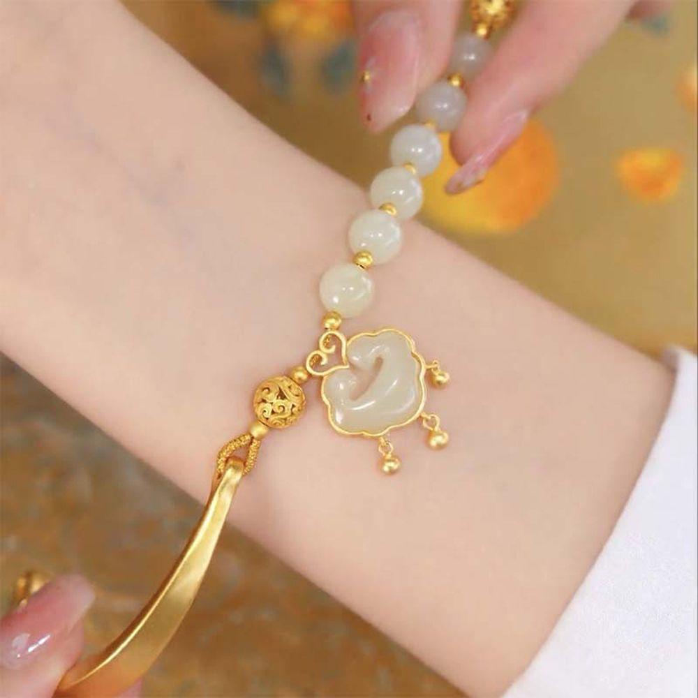 Vòng Đeo Tay May Mắn Phong Cách Trung Hoa Cổ Điển Cho Nữ