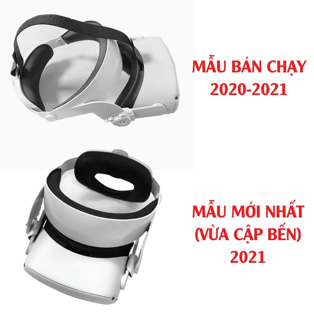 [Mẫu mới 2021] Dây đeo đầu trợ lực Oculus Quest 2 - Halo Strap, chống mỏi cổ khi dùng kính thực tế ảo - MINPRO