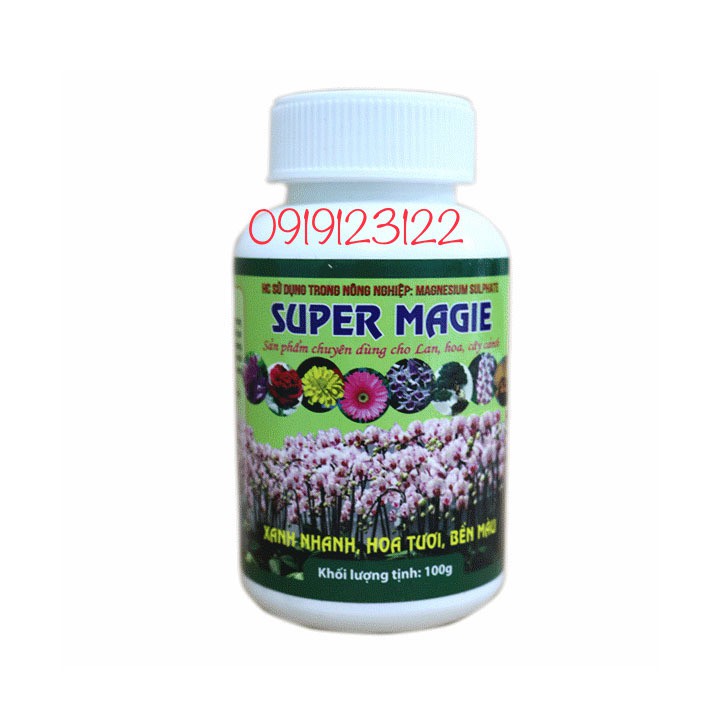 Super magie dành cho hoa lan cây cảnh lọ 100g