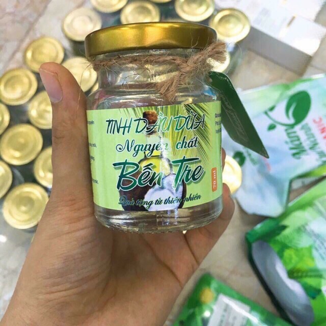Tinh dầu dừa Bến Tre nguyên chất hũ 70ml