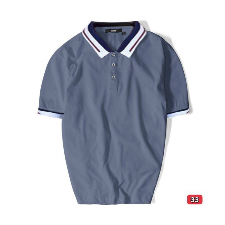 Áo thun nam có cổ tay ngắn vải Thun Cotton Cao Cấp - ATN33