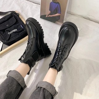 Boot ulzzang cổ thấp da siêu mềm đi êm chân