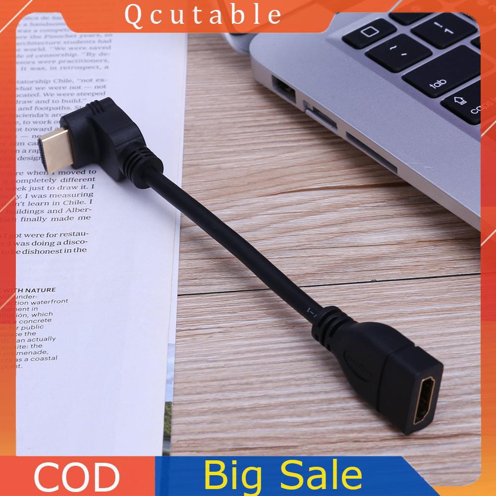 Cáp chuyển đổi cổng HDMI sang đầu HDMI dạng góc vuông dài 15cm
