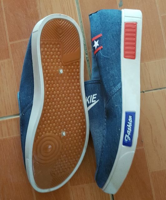 Giày lười jean nam hàng nhập | BigBuy360 - bigbuy360.vn