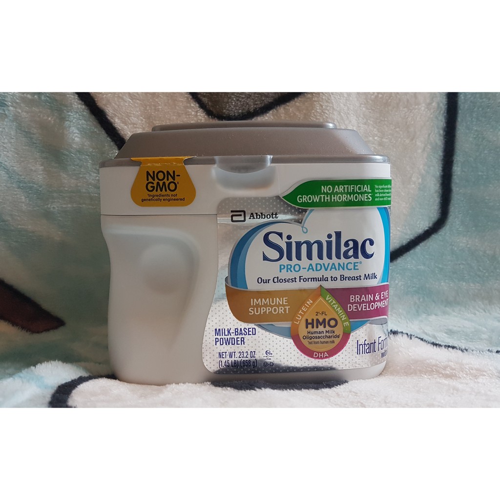 SIMILAC PRO ADVANCE 658gram+Tặng 2 hộp 215gram( Hàng MỸ )+Tặng 1 bình sữa Similac