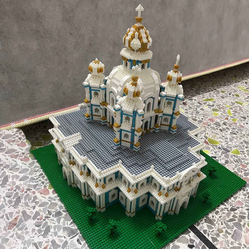 Bộ xếp hình trẻ em hình tu viện Smolny - Lego rèn luyện trí thông minh cho trẻ - Sunny