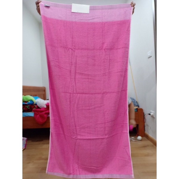 [THANH LY] khăn tắm xuất Đức 70x140cm màu hồng 500gr