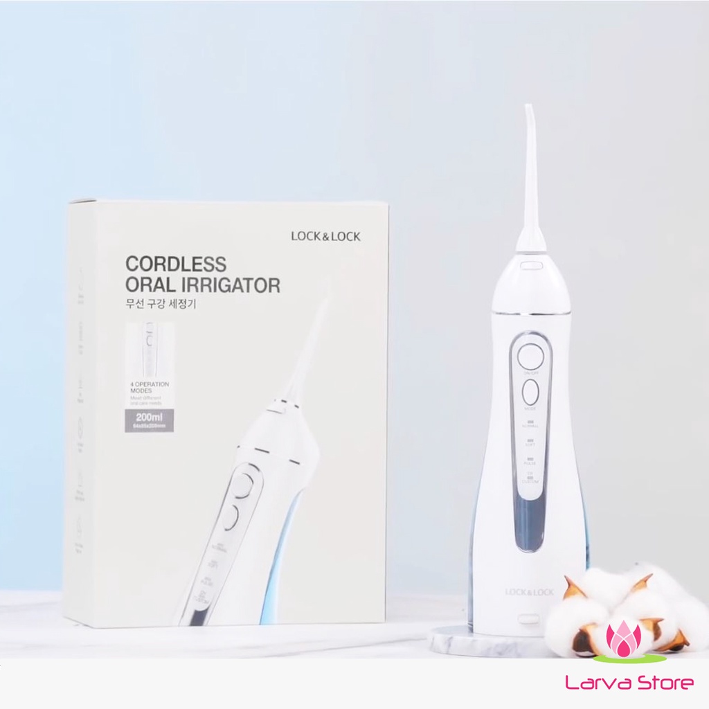 [Chính hãng] Máy Tăm Nước Không Dây Lock&amp;Lock Cordless Oral Irrigator ENR156BLU