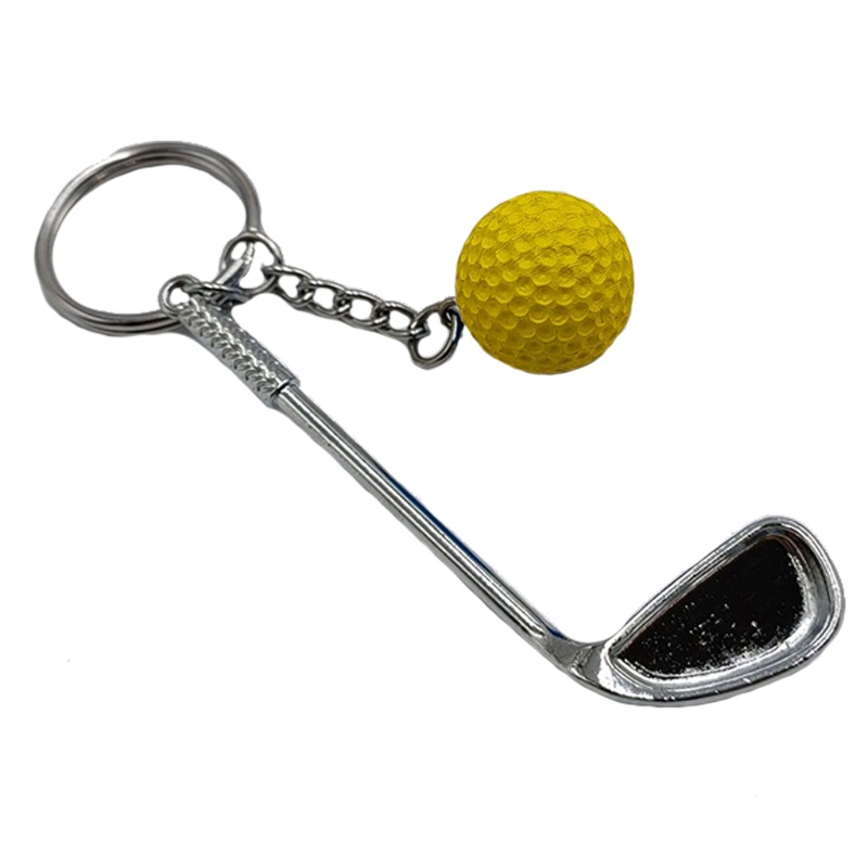 Móc Khóa Hình Quả Bóng Tennis Bằng Kim Loại Sáng Tạo