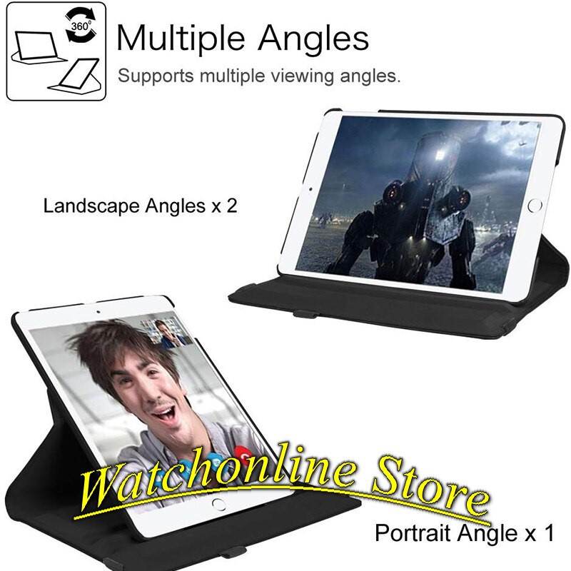 Bao da nắp gập xoay được 360 độ cho Ipad pro12.9 inch 2015 2017 2018 2020