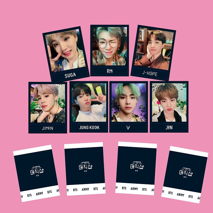Set 7 tấm hình các thành viên nhóm nhạc BTS Hàn Quốc