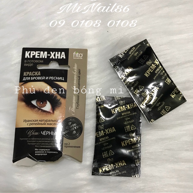 THUỐC NHUỘM LÔNG MI . LÔNG MÀY THẢO DƯỢC - TUÝP