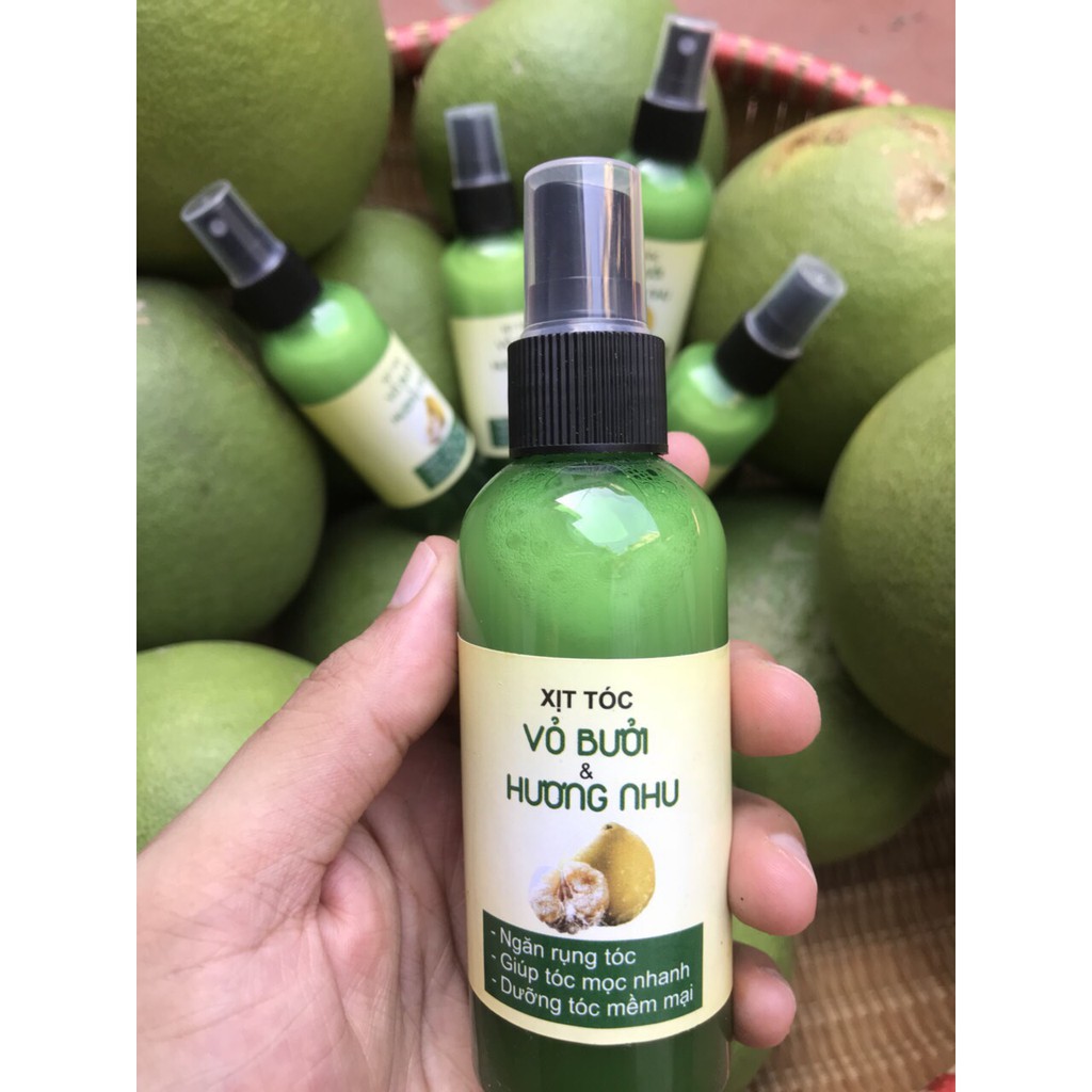 XỊT TINH DẦU BƯỞI HƯƠNG NHU - KÍCH THÍCH MỌC TÓC NHANH - Thảo mộc
