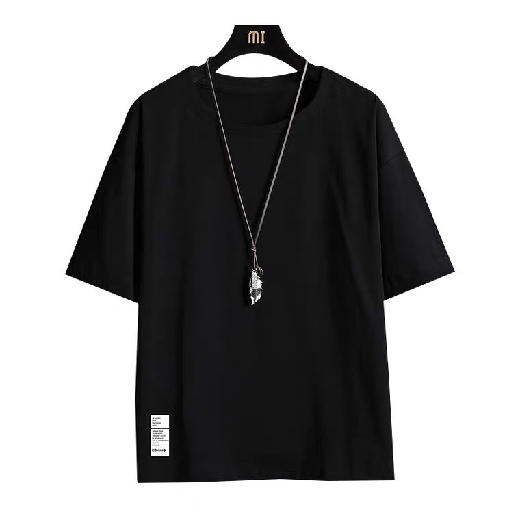 ÁO THUN TAY LỠ UNISEX IN LOGO ĐẶT BIỆT PHONG CÁCH - FREESIZE DƯỚI 75KG