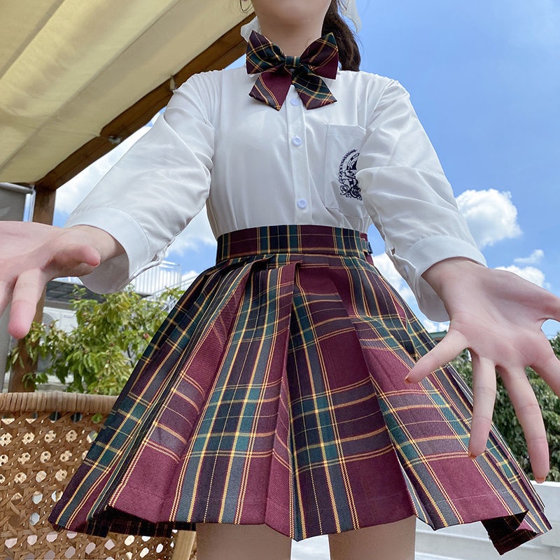 Chân Váy Đồng Phục Xếp Ly Cơ Bản Sáng Tạo Phong Cách Mùa Hè Chính Hãng Cho Học Sinh Nữ