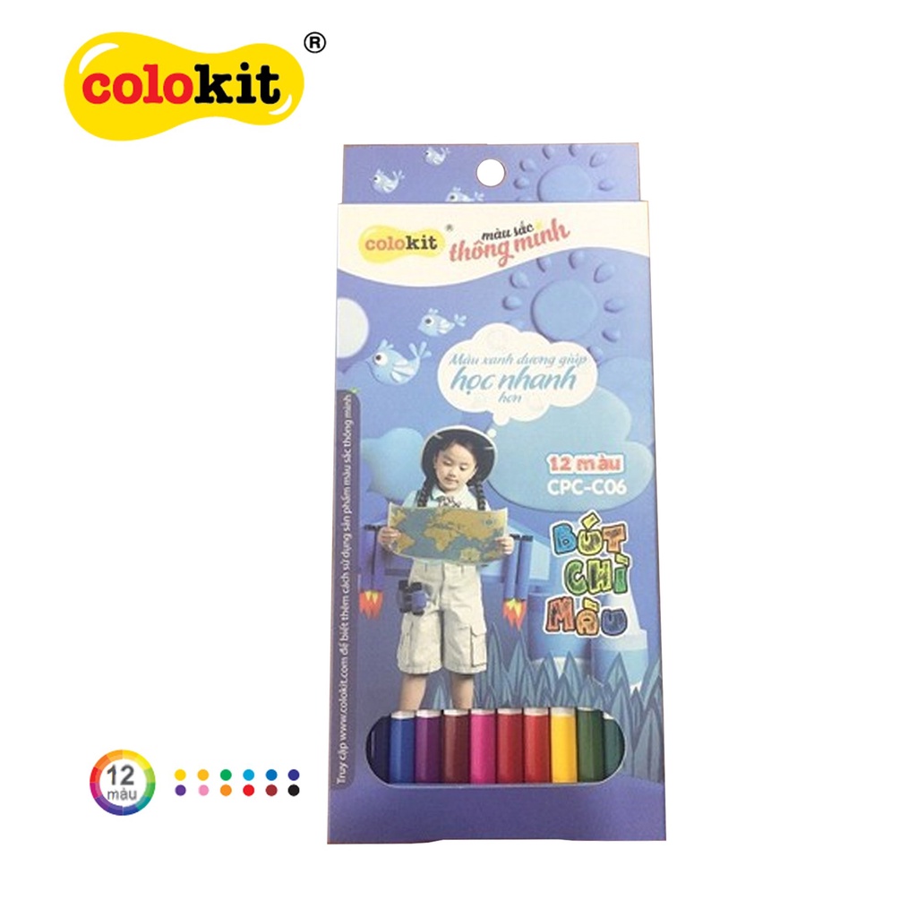 Bút chì màu Colokit CPC-C06 12 màu