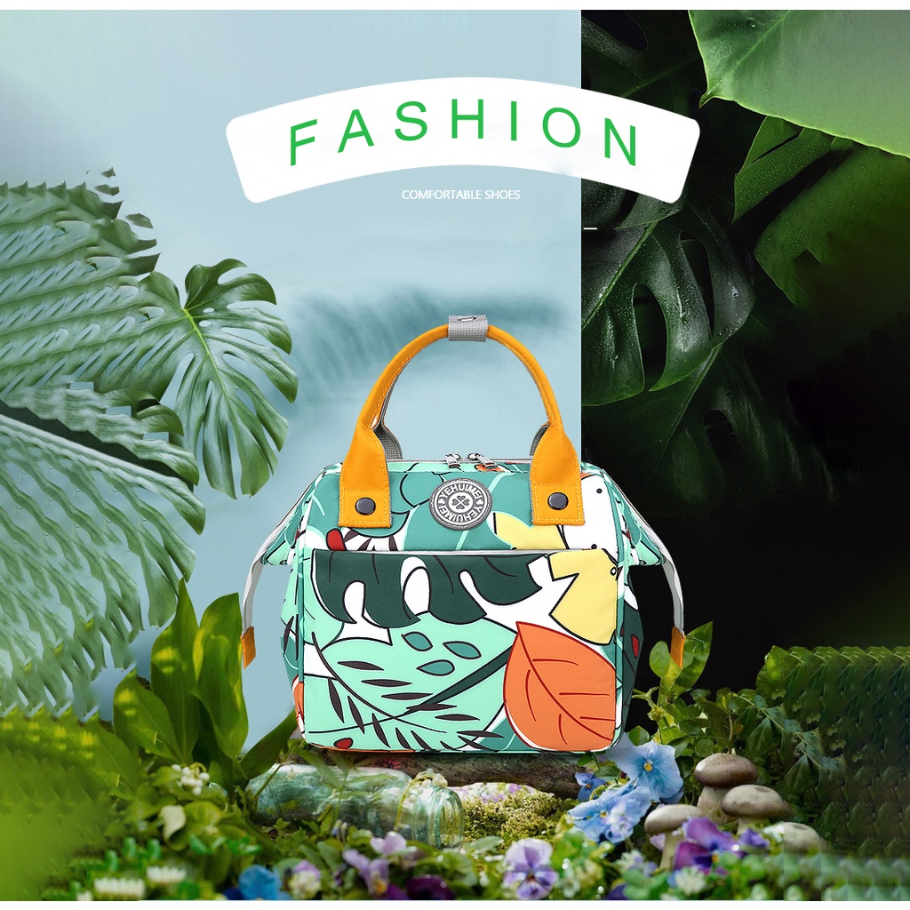 Túi đeo chéo du lịch thiết kế nhỏ gọn phong cách Mori thời trang cho mẹ bầu