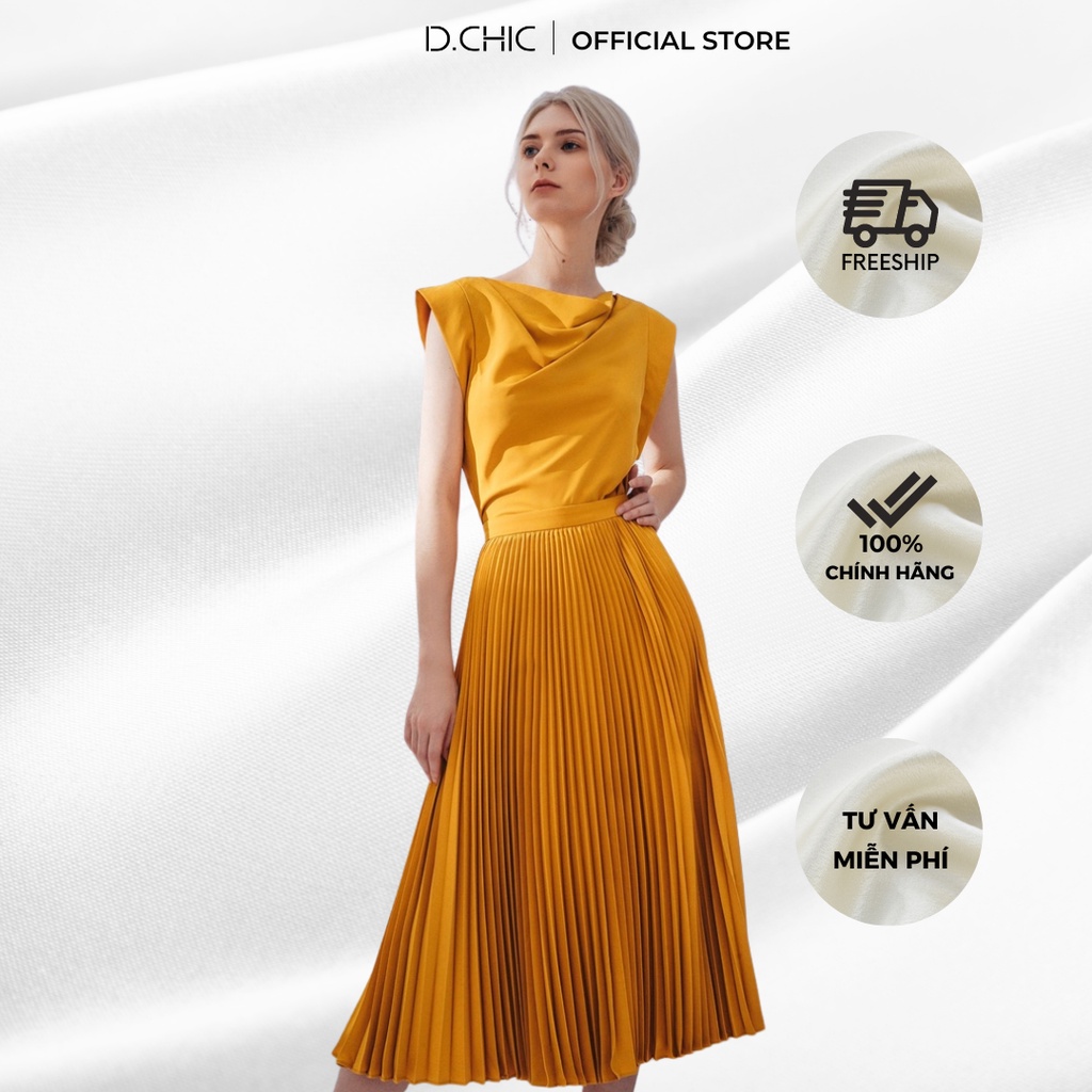 Áo cổ đổ vai chờm D.CHIC MS: 1811497
