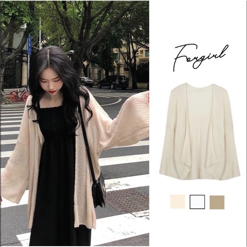 Áo Khoác Len Cardigan Mỏng  YUMI BÁN SỈ Áo Khoác Nhẹ Len Siêu Đẹp Hot Trendy 2021 A13