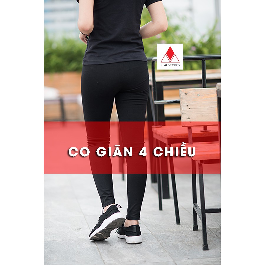 Quần legging nữ H.&.M dài, cạp cao giữ nhiệt legging thun ôm bó vải dày dặn cao cấp, có khóa dưới ống | WebRaoVat - webraovat.net.vn