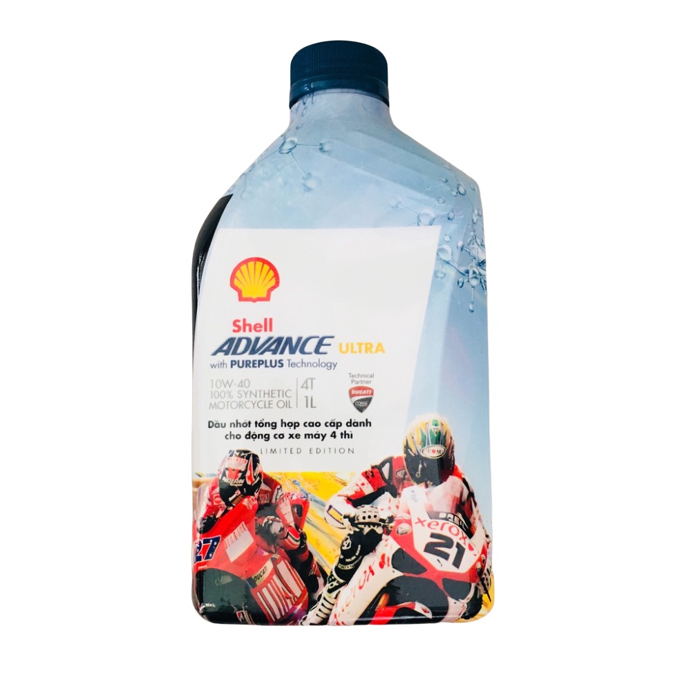 NHỚT SHELL ADVANCE ULTRA 10W40 1L - BAO BÌ MỚI 2020