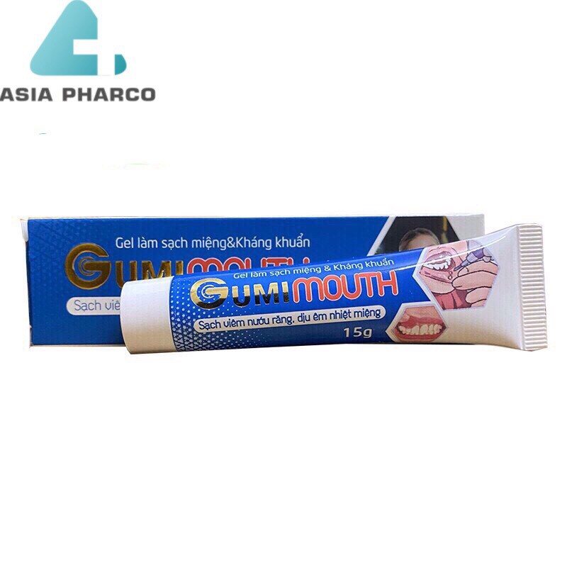 Gel Gumimouth - Sạch Viêm Nướu Răng &amp; Dịu Êm Nhiệt Miệng Tuyp 15g