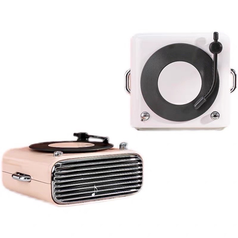 Loa Bluetooth giả lập đĩa than cổ vintage Stereo Retro SOLO D-N10 Vinyl Scented - Hàng Chính Hãng Một chút xinh