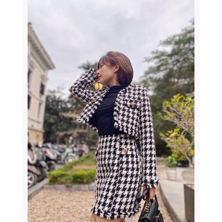 Set dạ tweed Diana set - MOONHEE