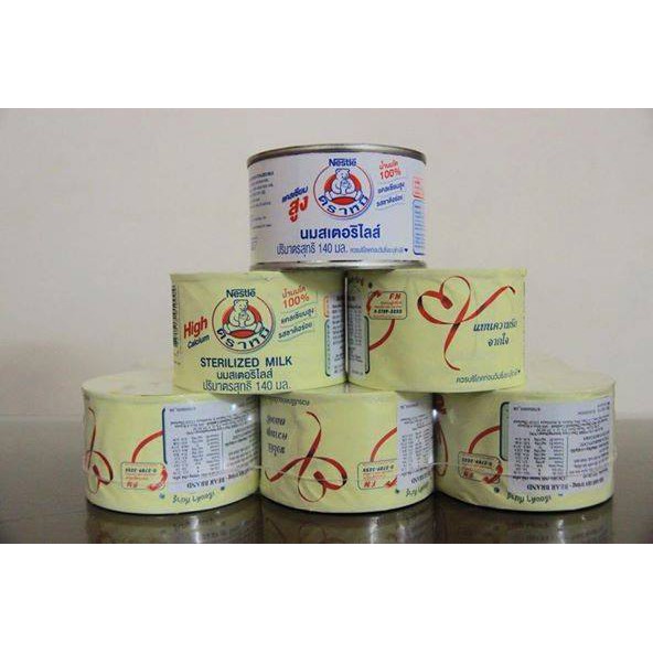 [Hot] 1 lốc sữa gấu Nestle Thái lan tăng chiều cao và tăng cân_6 lon x 140ml