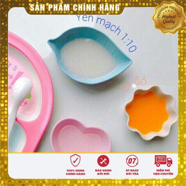Bát ăn dặm lúa mạch hình dáng đáng yêu cho bé