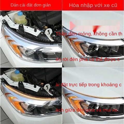 Toyota ban ngày đặc biệt đèn chạy và xi nhan nước bắt đầu quét led ô tô siêu sáng streamer lái xe