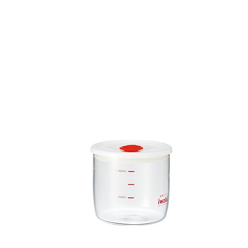 Hũ thủy tinh chịu nhiệt nắp hít Iwaki 400L - THƯƠNG HIỆU NHẬT