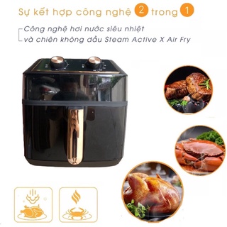 Nồi chiên không dầu Nine Shield_ Đa năng, bảo vệ sức khỏe_dung tích 10L_BẢO HÀNH 12 THÁNG